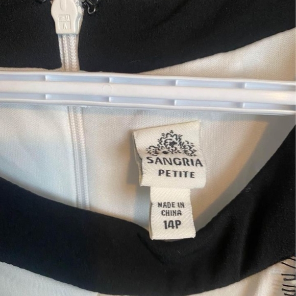 SIZE 14P SANGRIA PETITE COCKTAIL DRESS EUC - Picture 2 of 11